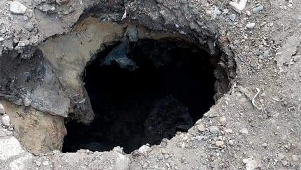 هبوط أرضى بشبرا 