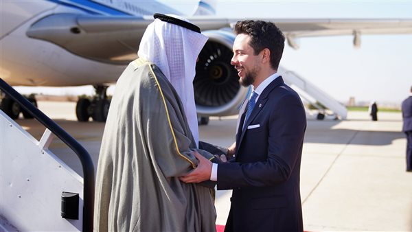 ولي عهد الأردن يستقبل