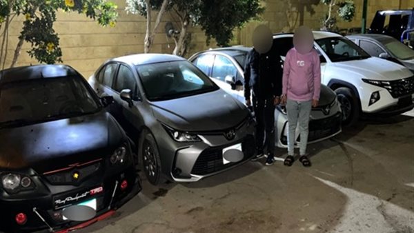 المتهمين والمضبوطات