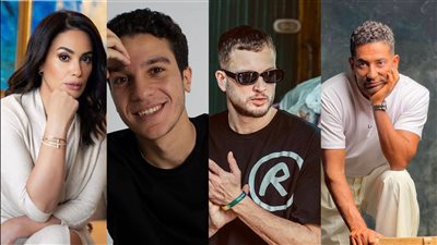 عمرو سعد ومروان موسى ونور النبوي يقفون أمام هند صبري في إعلان جديد | خاص