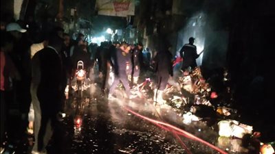 الحماية المدنية تسيطر على حريق محل لعب أطفال في بالشرقية | تفاصيل