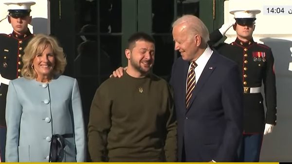 بايدن وزيلينسكي في