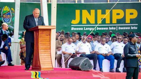 سامح شكري يلقي كلمة