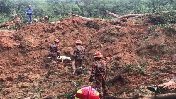 انهيار أرضي في ماليزيا