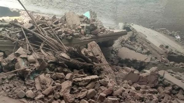 انهيار منزل بسوهاج