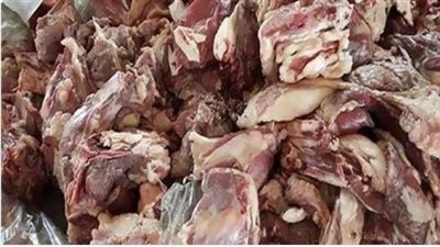 تموين القليوبية يتحفظ على ثلاجة بها لحوم مجمدة غير صالحة للاستهلاك الآدمي