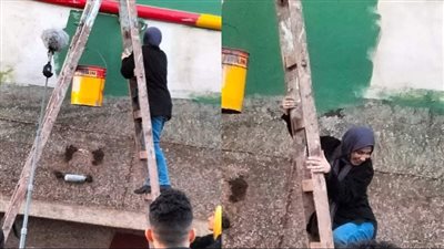 ظهرت بالحجاب.. لقطات من تصوير منى زكي لمسلسل تحت الوصاية رمضان 2023