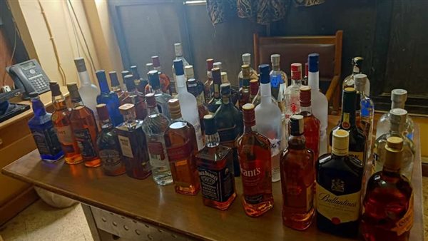 المشروبات المضبوطة