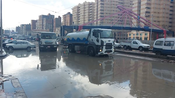 غرق شوارع الإسكندرية