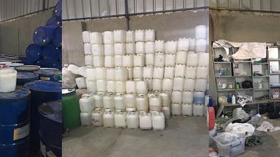 عُثر بحوزته على 10 آلاف لتر كحول.. القبض على صاحب مخزن كحول بالمرج