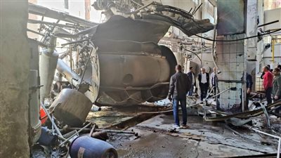 إصابة 6 أشخاص في انفجار غلاية داخل مصبغة ملابس بالمحلة | صور