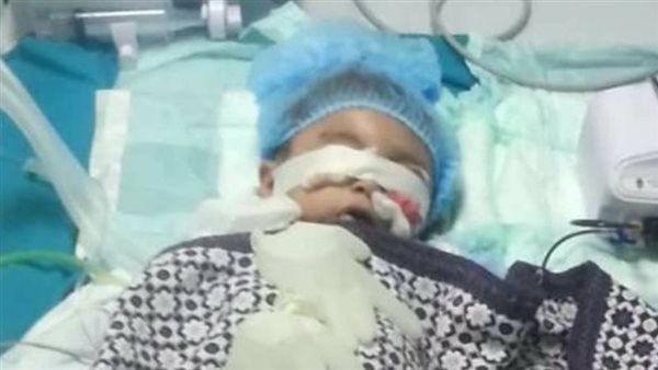 طفل مصاب- تعبيرية