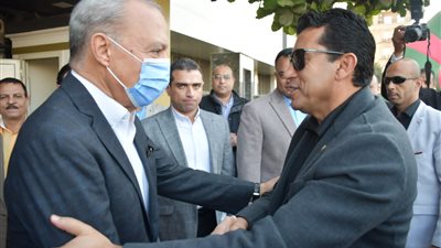 محافظ القليوبية يستقبل وزير الرياضة لافتتاح عدد من مراكز الشباب 