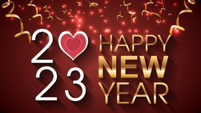 happy new year 2023.. بطاقات مبهجة لـ عشية رأس السنة الميلادية