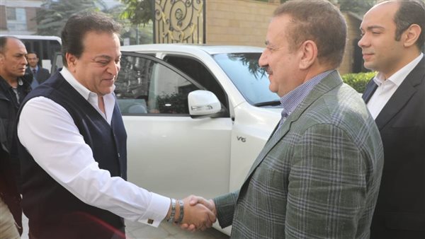 وزير الصحة يصل المنوفية