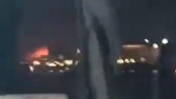 حريق مركب نيلي