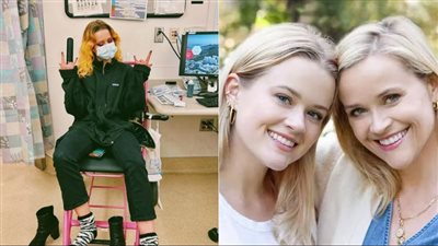 آفا فيليب ابنة ريس ويذرسبون تتعرض لحادث ليلة رأس السنة 2023