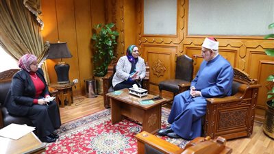 وكيل الأزهر يستقبل أمين عام الأمانة العامة للصحة النفسية وعلاج الإدمان