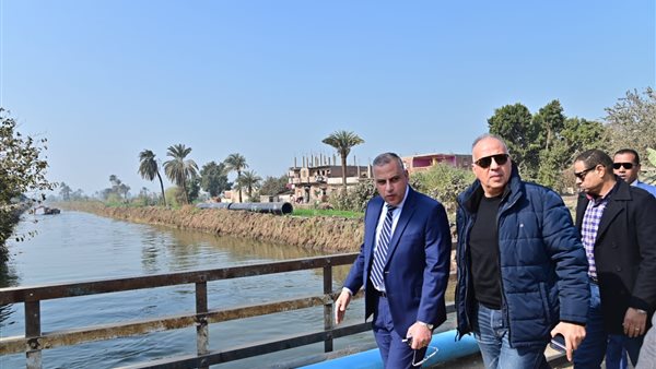 وزير الري يتفقد مشروعات