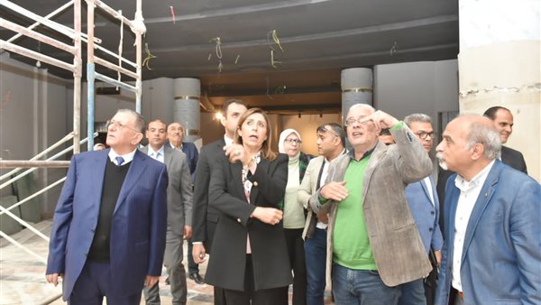 وزيرة الثقافة تتفقد