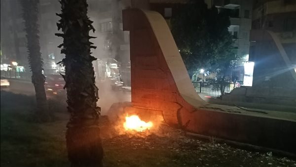 حرق القمامة بفيصل