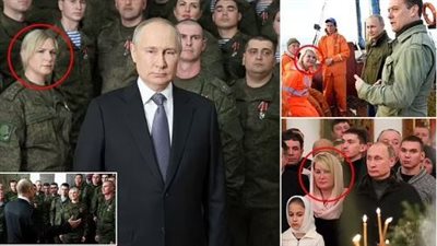 ظهرت بثياب ضابطة وبحارة وبالكنيسة.. حسناء ترافق بوتين في مختلف زياراته العامة