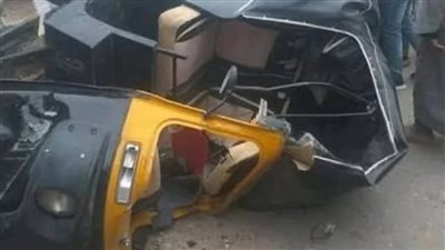 إصابة 3 أشخاص في حادث تصادم موتوسيكل وتوك توك بإيتاي البارود بالبحيرة