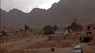 لأول مرة منذ بدء الشتاء.. سقوط الثلوج على سانت كاترين بجنوب سيناء