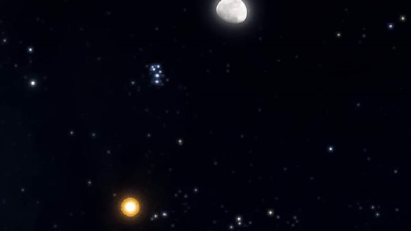 اقتران القمر 