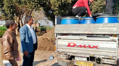 ضبط 2000 لتر ألبان غير صالحة للاستهلاك وتحرير محاضر تموينية لمحال تجارية ببني سويف 