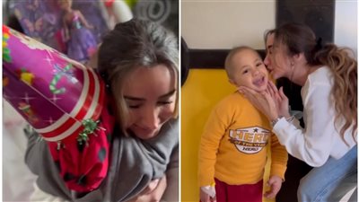 هنا الزاهد تحتفل بعيد ميلادها الـ 29 مع أطفال مستشفى 57357