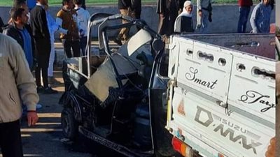 مصرع وإصابة شقيقين في حادث طريق شبين الكوم - السادات