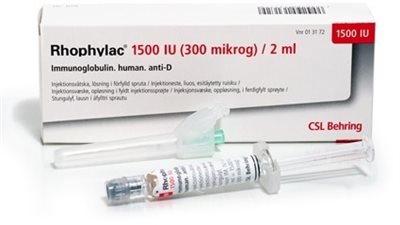 495 جنيها زيادة في سعر حقنة انتي ار اتش روفيلاك المستخدمة للحوامل