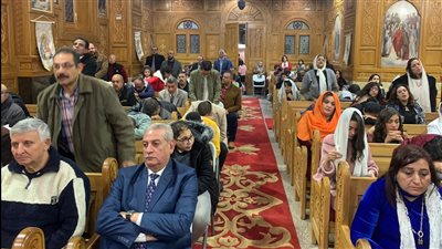 قداس عيد الميلاد المجيد بكنيسة الأنبا بيشوي ببورسعيد | صور
