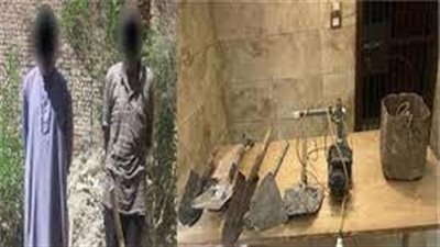 بحثا عن الثراء السريع.. ضبط متهمين بالحفر والتنقيب غير المشروع عن الآثار ببني سويف | بث مباشر 