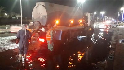 مياه الشرب: انتهاء سحب تجمعات الأمطار من 4 مدن بجنوب سيناء