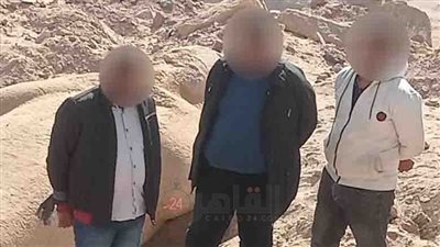 سرقة رمسيس.. صور محاولة لصوص الآثار لـ استخراج التمثال في أسوان