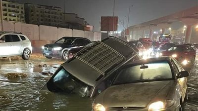 رئيس جهاز القاهرة الجديدة بعد الهبوط الأرضي: لن نغادر الموقع إلا بعد إصلاح كسر ماسورة المياه