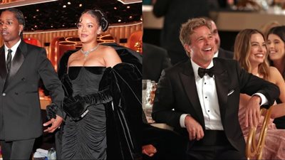 بعد أخبار اعتزاله.. براد بيت مستمتع بأجواء حفل جولدن جلوب 2023 رفقة مارجو روبي وريهانا تخطف أنظار الحضور