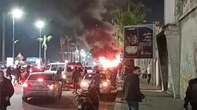 السيطرة على حريق سيارة بكورنيش الإسكندرية