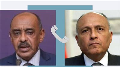 وزير الخارجية يؤكد لنظيره السوداني دعم القاهرة الكامل للخرطوم