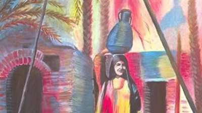 الريف المصري في معرض الأرض الطيبة بالأوبرا