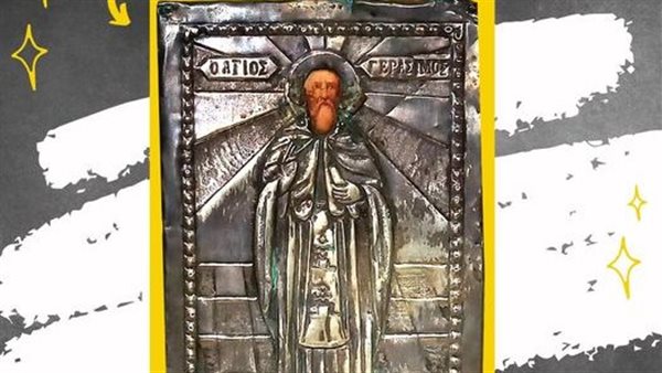 أيقونة أثرية من الخشب