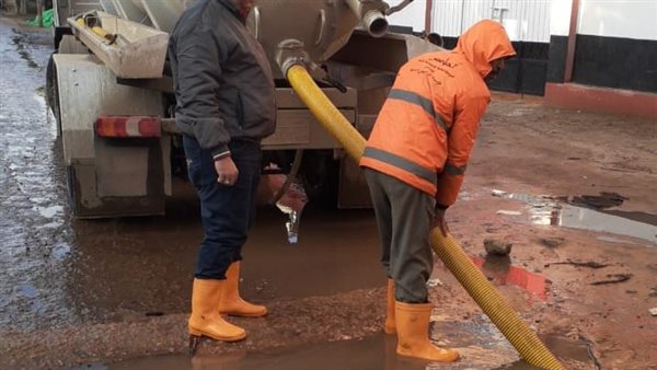 سقوط أمطار غزيرة