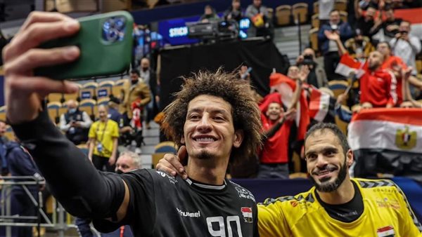 احتفال لاعبي منتخب