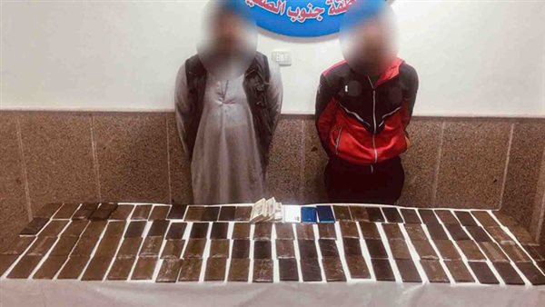 المتهمين بحوزة المضبوطات