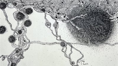 الثلاثاء.. افتتاح معرض خطين وبس للفنانة حنان موسى