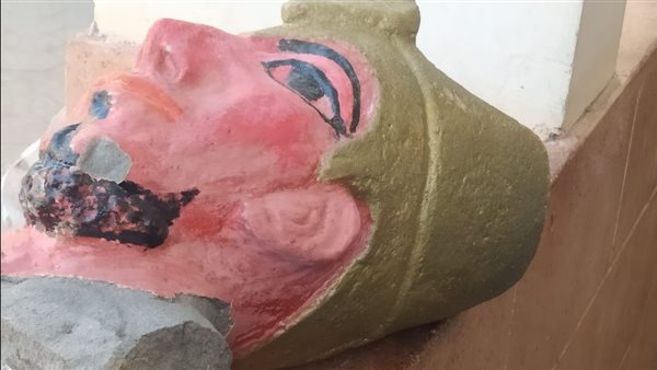 إزالة التمثال الفرعوني