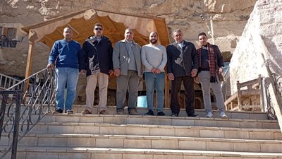 الآثار تتابع ترميم دير السيدة العذراء الجنادلة بأسيوط | صور 