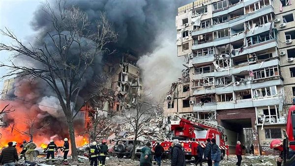 انفجار مبنى سكني